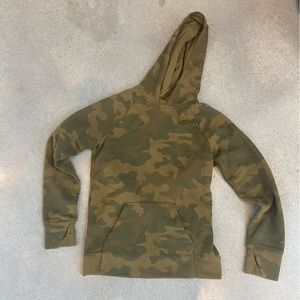 All In Motion Hoodie Sweater Camo Graphic Pullover Size Large
